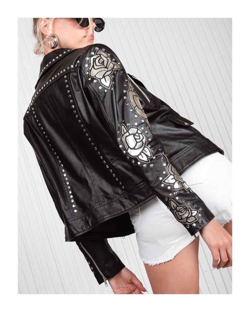 BLACK LEA JACKET