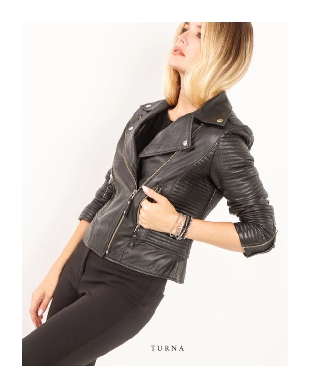 BLACK TURNA JACKET