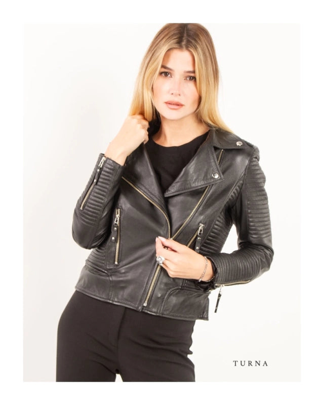 BLACK TURNA JACKET