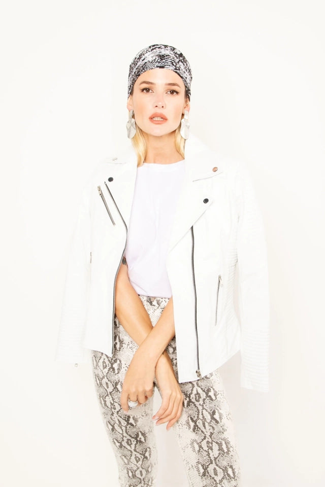 WHITE TURNA JACKET